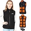 GuKKK Gilet Riscaldato con 20000mAh Batteria, Gilet USB Riscaldato Uomo Donna, 13 Zone di Riscaldamento, 3 Temperatura Regolabile Giacca Riscaldabile, Riscaldata Impermeabile Invernale Calda (S)