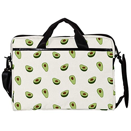 Maletín portátil 14 a 15 pulgadas estampado aguacate con bandolera