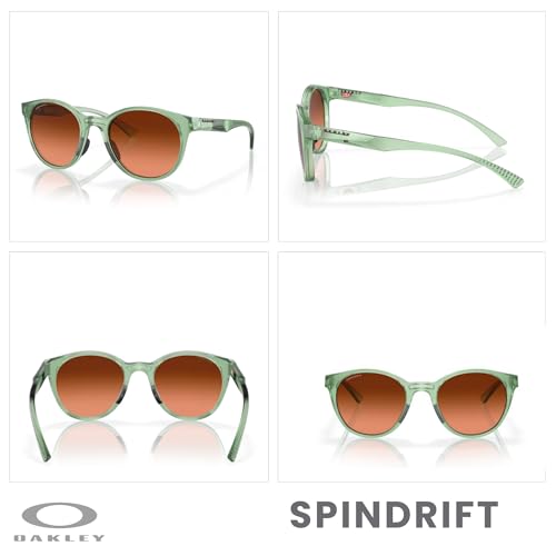 Oakley Spindrift OO9474 Round Sunglasses for Women+ Bundle Accessory Leash Kit, Microfiber Pouch3