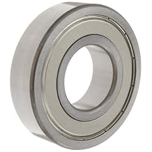 NSK 6308Z Deep Groove Ball Bearing, Single Row, Single Shield, Pressed Steel Cage, Normal Clearance, Metric, 40mm Bore, 90mm OD, 23mm Width, 7500rpm Maximum Rotational Speed, 5395lbf Static Load Capacity, 9105lbf Dynamic Load Capacity