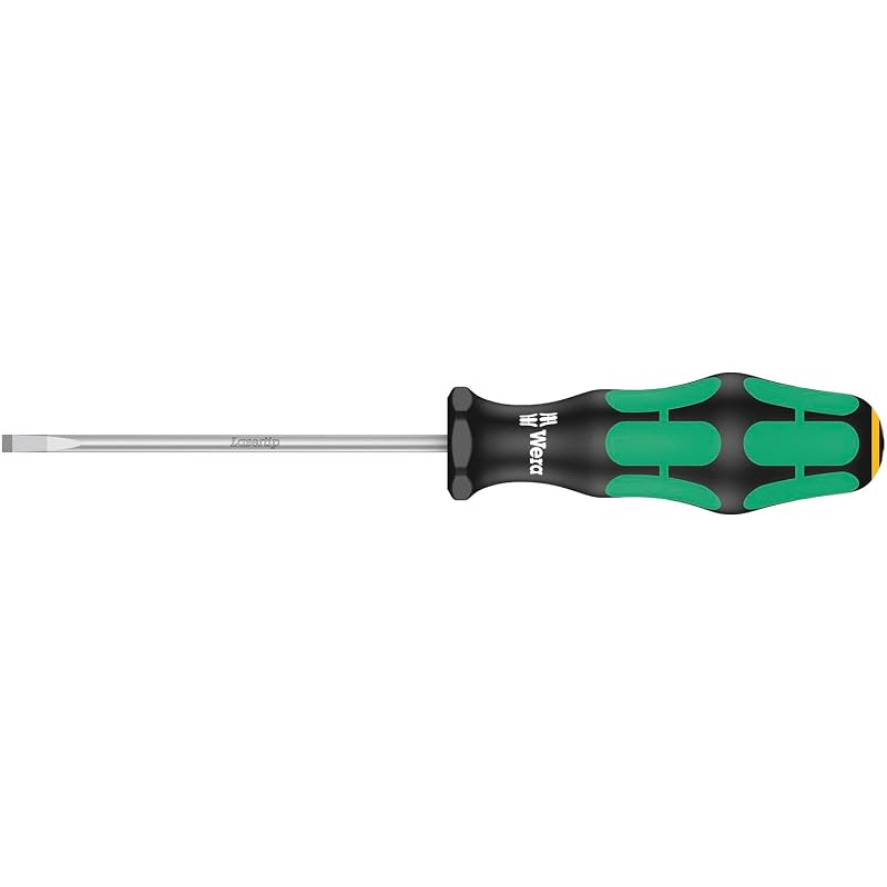 Chave de fenda Wera 335 para parafusos de fenda, ponta 0,8 x 4,0 mm e haste de 10 cm, modelo 05110004001