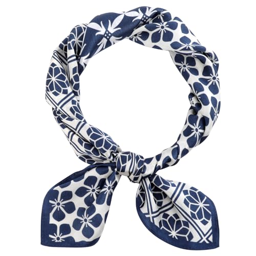 SPFASZEIV 100% Natürliche Maulbeerseide Schal Damen 68×68 cm Quadratisch Seidentuch Leicht Halstuch Seide für Frauen