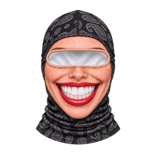 Funny Ski Mask Realistic Full Face Balaclava Old Man Ski Mask - image 1