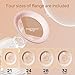 NCVI Double Electric Breast Pump 8102, Upgraded 4400mAh Battery with Night Light, Portable Breast Pump for Breastfeeding, 4 Modes & 9 Levels, LED Display, With 8 Flanges, Breastmilk Bags, Nursing Pads
