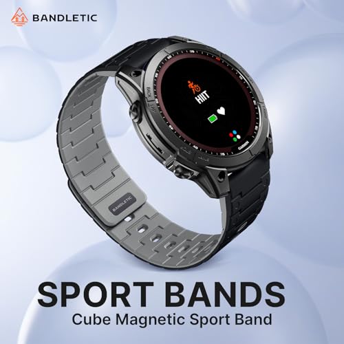 Image of Bandletic Sport Magnetic Band Compatible with Garmin Watch Quick Fit 22mm