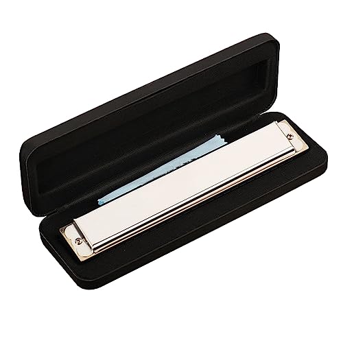 PacuM Harmonica par Instrument Key Harmonica 28 Trous Orgue à Bouche Professionnel Harpe C Key Instruments de Musique Argent Or Harmonica (Color : Silver Key of C) - Les Beatles, Paul McCartney, John Lennon, RIngo Starr, George Harrison PacuM Harmonica par Instrument Key Harmonica 28 Trous Orgue à Bouche Professionnel Harpe C Key Instruments de Musique Argent Or Harmonica (Color : Silver Key of C)