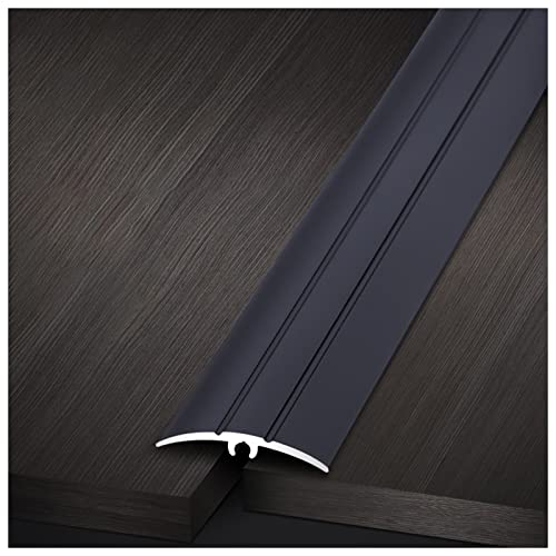 Bande de transition de sol en aluminium lisse de 4cm pour seuil de porte