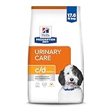 Hill's Prescription Diet c/d Multicare Urinary Care Chicken Flavor Dry Dog Food, Veterinary Diet, 17.6 lb. Bag