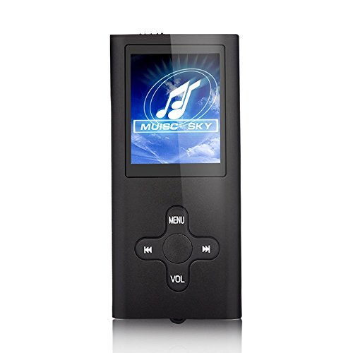 MP3 Player / MP4 Player, Hotechs MP3 Music Player with 32GB Memory SD Card Slim Classic Digital LCD 1.82'' Screen Mini USB Port with FM Radio, Voice Record