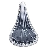 3 Meters Bridal Veil with Edge Long Wedding Veil Elegant Wedding Accessories Bride Velos de Novia Largos