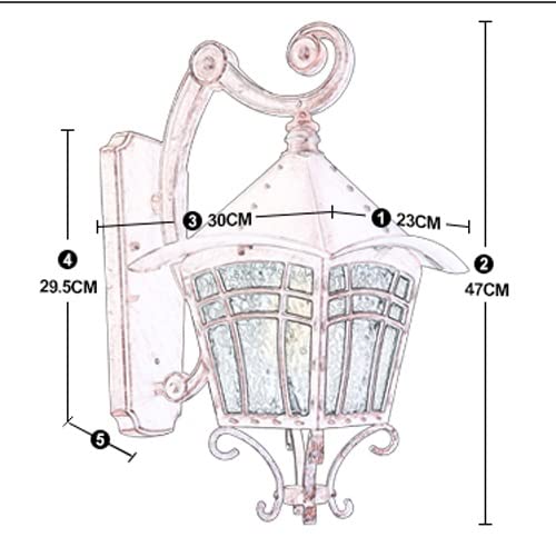 Applique extérieure traditionnelle robuste pour sécuriser l'accès du garage - 8