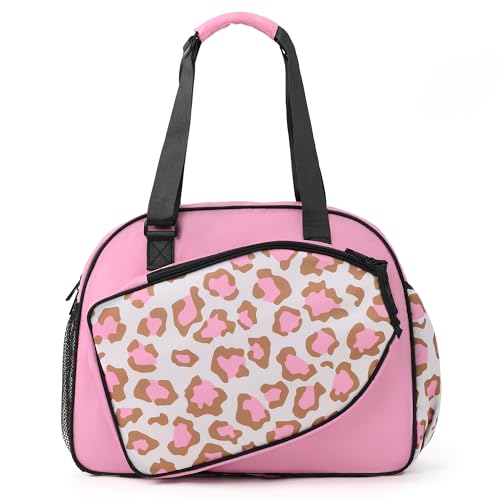 Image of Boulder Bee Pickleball Bags, Premium Pickleball Tote Bag for Girls, Women's Hand /Shoulder Gym Bag w Water Bottle Holder, with Pickleball Racquet /Paddle Holder
