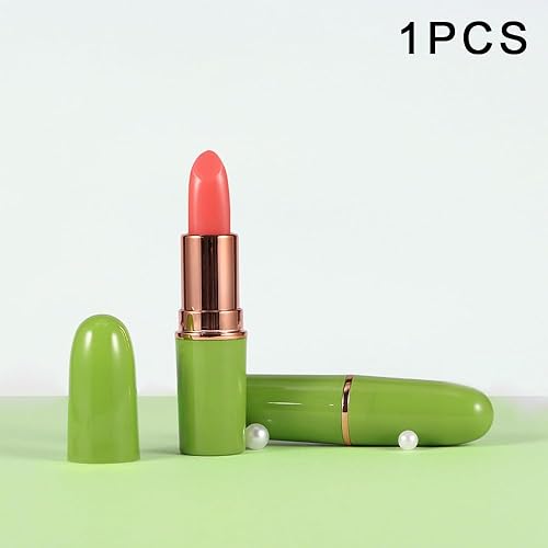 Vista 51 de BINGBRUSH - Labial que cambia de color con aloe vera, bálsamo de labios, larga duración, hidratación todo el día, cambio de temperatura, 1pc 01#Aloe