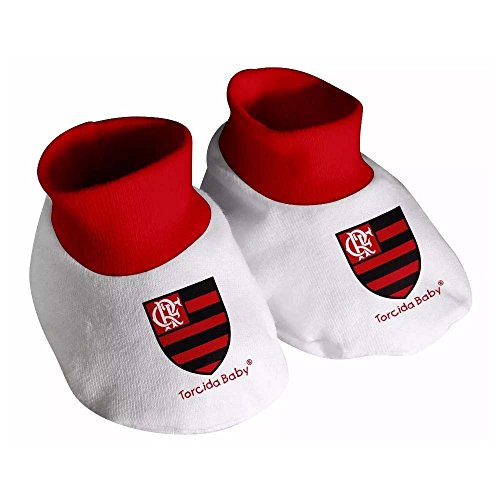 Pantufa Meia Flamengo Para Bebê Torcida Baby UN
