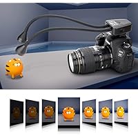 JJC Macro Brazo de Luz, Luz LED para Cámara con Batería