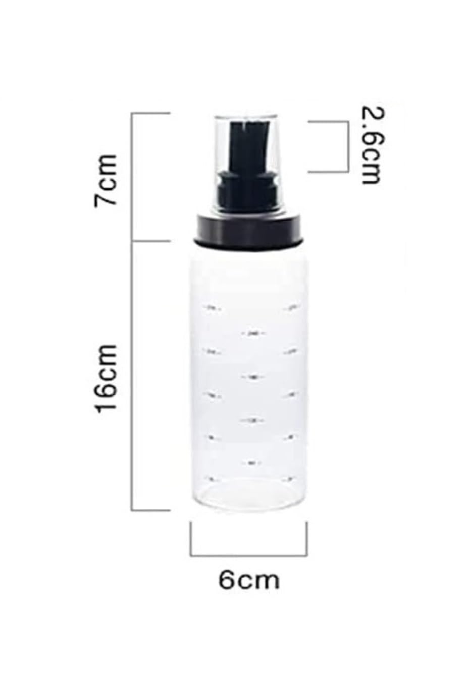 Set Olio e aceto Dispenser di Olio e aceto, Bottiglia di aceto di Olio Bottiglia di Vetro Bottiglia di Olio a Prova di perdite Trasparente, con misurazione della Oliera