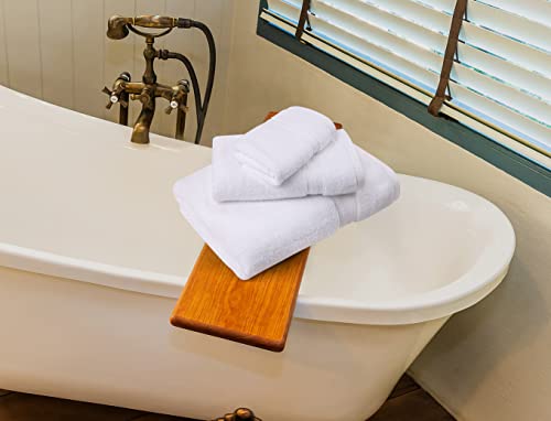 Towel And Linen Mart White Towel Sets, 2 Bath Towels 2 Hand Towels And 4 Washcloths 2 Ply Low Twist 600 Gsm Ring Spun Highly Absorbent For Bathroom Hotel Shower Towel (8 Pack) #TOP5