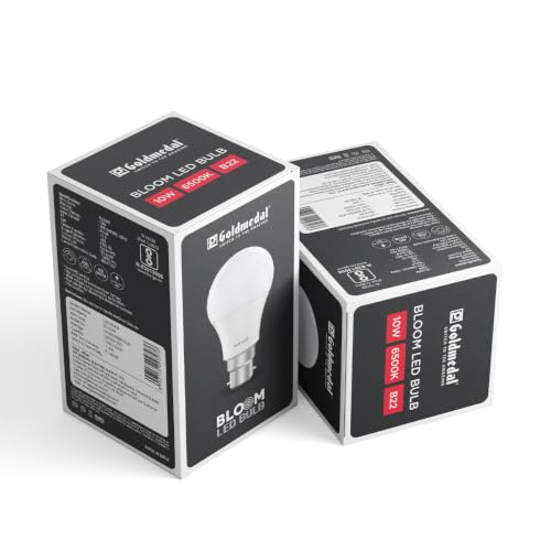 Image of Goldmedal Bloom 10W LED Bulb for Home & Office, Cool Daylight (6500K)