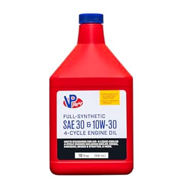 best oil for 4 cycle lawn mower