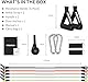 PROIRON Fitnessbänder Resistance Bands 5 Widerstandsbänder Fitnessbänder Set Expander Latexfaden Anti-Bruch Reichhaltiges Zubehör Indoor verfügbar Muskelaufbau Yoga Pilates Fitness Expander Set