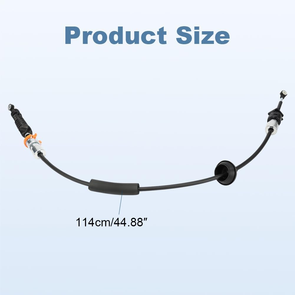Transfer Case Transmission Shift Cable Compatible with Jeep Wrangler 3.8L V6 2007-2011 Replacement for 52060462AG 52060462AD 52060462AE 52060462AF 905-620 905620 Shifter Cable