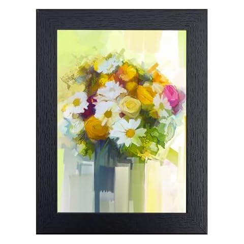 LUCKYLIFE 5x7 Picture Frame, Black Picture Frames for Wall and Tabletop, Pack of 1 Cover
