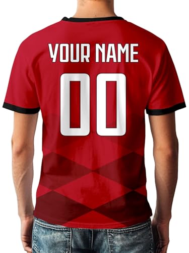 Custom Soccer Shirts National Flag Design Sports T-Shirt Add Name Number Summer Top Apparel for Men Women Youth4