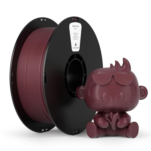 kexcelled PLA Filament 1.75mm Dark Rose Pink Toughness Enhanced 3D Printer Material +/- 0.03mm 1kg Spool (2.2lbs) for FD
