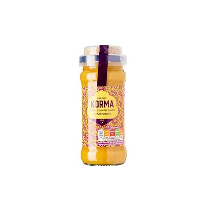 Buy Sainsbury's Creamy Korma 2 Step Cooking Sauce 360g A coconut