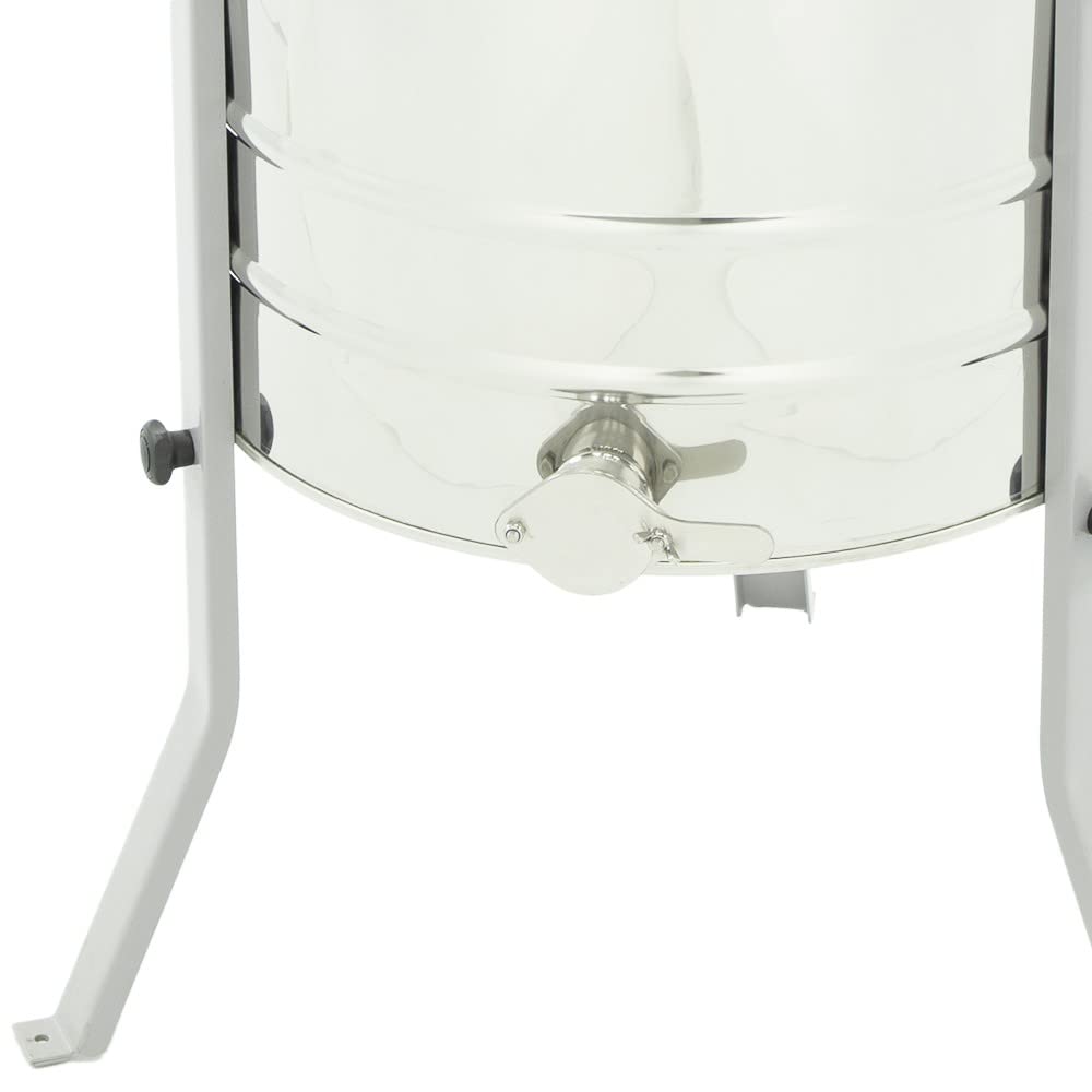 LYSON 4-Waben Honigschleuder Diagonalschleuder Ø600 mit elektrischem Antrieb Honeyextractor Tangentialschleuder für 4 Rähmchen Universal Edelstahl Imkerei Bienenzüchter Zubehör MINIMA LINE