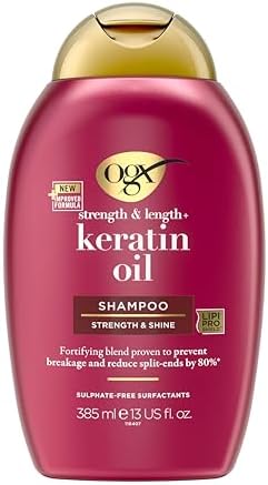 OGX Keratin Oil Kırılma Karşıtı Sülfatsız Şampuan 385 Ml — Amazon ürün görseli