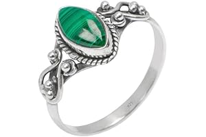 Exquisite Malachite Wedding Ring: A Symphony of Elegance and Beauty