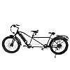 cozytrikes Fat Tire Electric Tandem Bike with Speed Up to 20 MPH| E-Bike for Off-Road Adventures #1