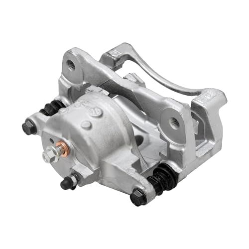 Image of Detroit Axle - Front Left Brake Caliper for 10-22 Toyota Prius 12-15 Prius Plug-In 11-17 Lexus CT200h Disc Brake Caliper w /Bracket 2011 2012 2013 2014 2015 2016 2017 Replacement Driver Side Assembly