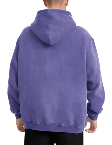 Image of Hatant Oversized Hoodie Sweatshirts for Men Couples Heavyweight Hoodies Pullover Vintage Mens Acid Wash Sweaters Clothes 2026