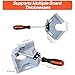 4PCS 90° Right Angle Corner Clamps for Woodworking, Cabinet Assembly, Drawer and Frame Construction, Welding Heavy Duty Aluminum Alloy Adjustable Clamp Tools with 2.75