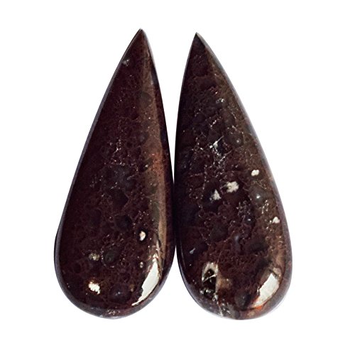 Cabochon de dinosaure rouge pour fabrication de bijoux artisanaux et pendentifs bohèmes