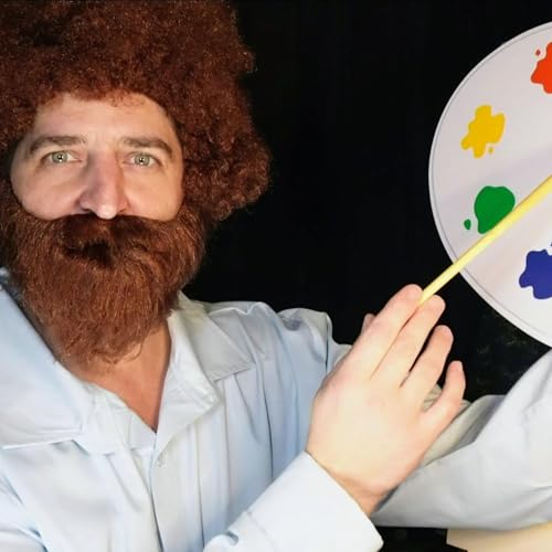 ASMR Bob Ross Cosplay with My Girlfriend