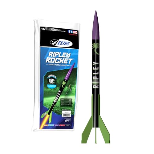 Estes Rockets 0653 Ripley Rocket | Intermediate Model Rocket for Ages 13+ | Soars up to 600 ft | Model Rocket Complete Kits