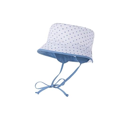 maximo Baby pojkar mössa med öronlappar, knytband, jerseyinsats mössa
