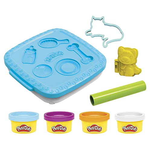 Image of Play-Doh Create ‘n Go Pets Playset, Set with Storage Container, Arts and Crafts Activities, Kids Toys for 3 Year Olds and Up