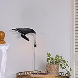 Corps de la lampe en résine : en utilisant la technologie de sculpture du matériau en résine naturelle, la sensation artistique de la forme de l'oiseau est réaliste. Les pattes de l'oiseau sont fortes et ne se cassent pas facilement.