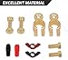 SINGARO Car Battery Terminal Connector, Pure Copper Cable End Top Post Clip Positive and Negative Pole, Applicable to Automobile, Truck, RV and Yacht Accessories