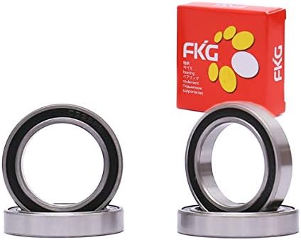 FKG 6805-2RS 25x37x7mm Deep Groove Ball Bearing Double Rubber Seal Bearings Pre-Lubricated 4 Pcs