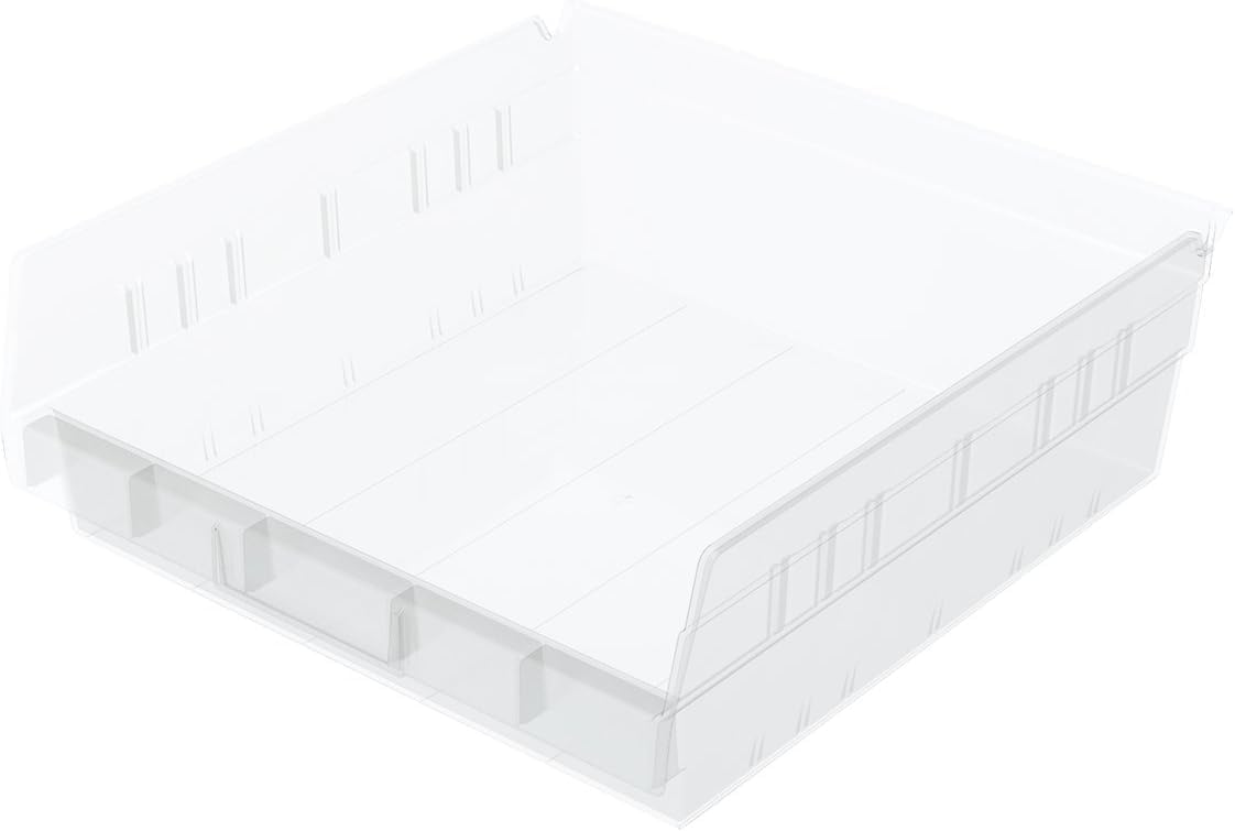 Poubelle box plastique étagère Akro-Mils 30170 | Organisateur bleu 30,5x27,9 cm