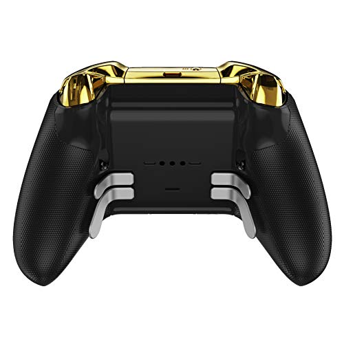 Extremerate Chrome Gold Replacement Buttons For Xbox One Elite Series 2 Controller, Lb Rb Lt Rt Bumpers Triggers Abxy Start Back Sync Profile Keys For Xbox Elite Series 2 Core Controller Model 1797 #TOP4