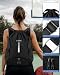 BROTOU Turnbeutel Sportbeutel Fußballtasche Rucksack Kordelzug Sporttasche mit Schuhfach Tunnelzug Gymsack Wasserfest Sporttasche für Herren Damen Kinder Jugend (Schwarz)