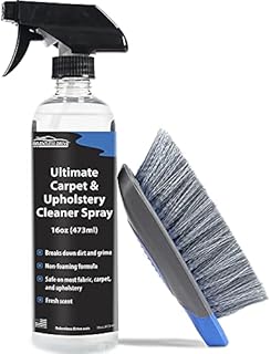 Relentless Drive Car Upholstery Cleaner Kit - Car Fabric Cleaner Kit - Auto Carpet Cleaning Kit - Ultimate Carpet Cleaning Kit - Works Great on Stains, Keep Car Interior Smelling Fresh!