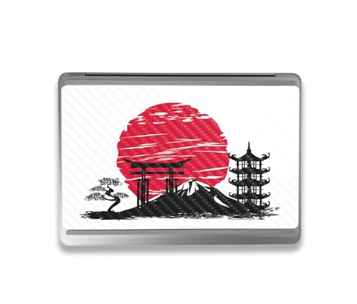 Image of MightySkins Carbon Fiber Skin Compatible with Microsoft Surface Laptop Studio 2 (2023) Full Wrap Kit - Japanese Style | Protective Durable Textured Carbon Fiber Finish | Made in The USA