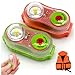 2Pcs Life Jacket Light, Red & Green Water Activated Life Jacket Light, Battery Powered White LED Vest for Boating, Kayaking, Emergency